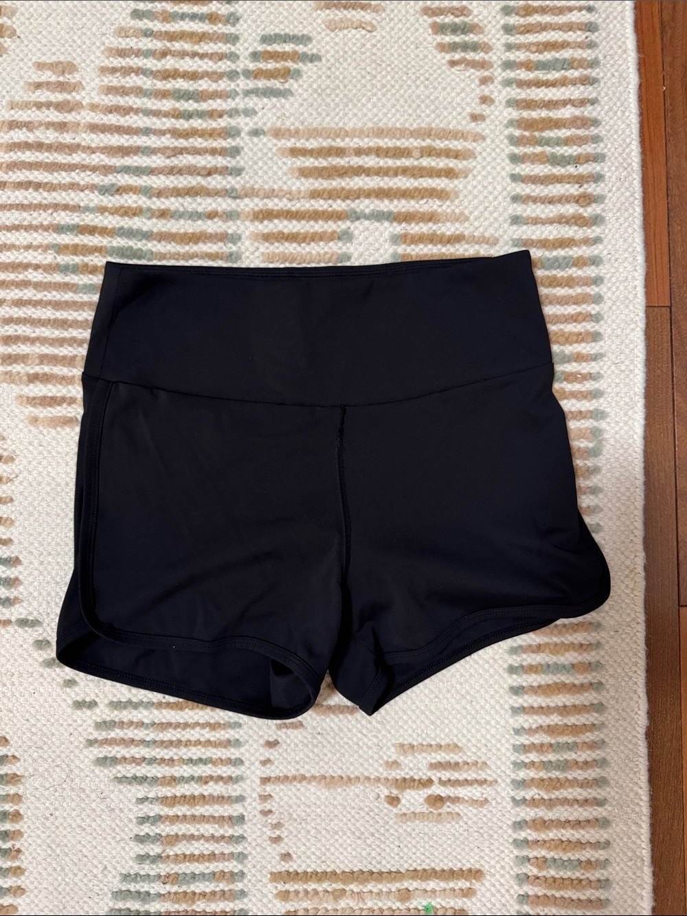 Forever 21 Black High-Rise Athletic Shorts